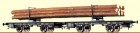 47712 Brawa Twin-unit timber transport car